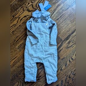 Jacadi 12M romper + onesie